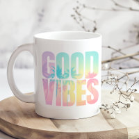 "Good Vibes" Tropical Quote