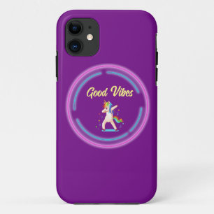 Good Vibes Unicorn Case-Mate iPhone Case
