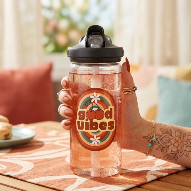 Good Vibes Water Bottle (Creator Uploaded)