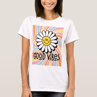 Good Vibes with Sorrident Flower Psychedelic T-Shirt