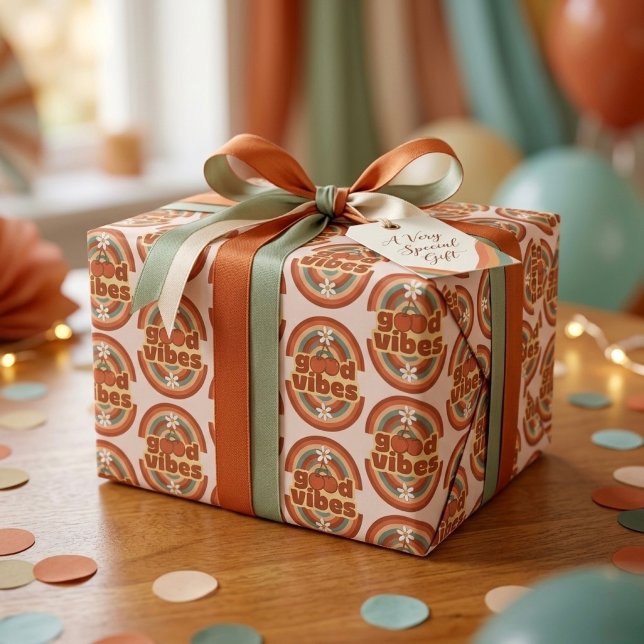Good Vibes Wrapping Paper (Creator Uploaded)
