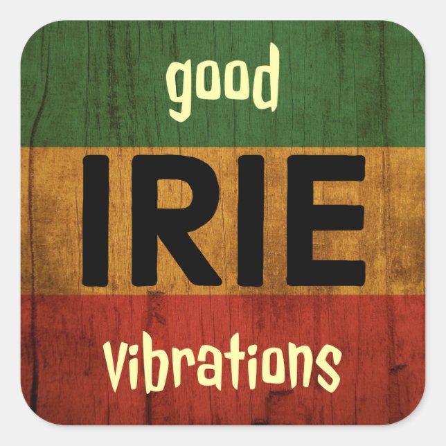 Good Vibrations! Square Sticker (Front)