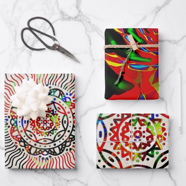 Good Vibrations Wrapping Paper Sheet (Front)