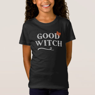 Good Witch - cute orange bow black T-Shirt