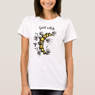 Good Witch Floral Moon Magic Witchy Pagan T-Shirt