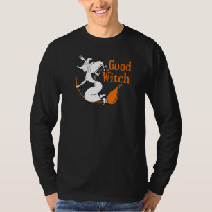 Good Witch Flying On Broomstick T-Shirt