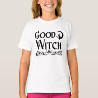 Good Witch Owl Black and White Halloween 