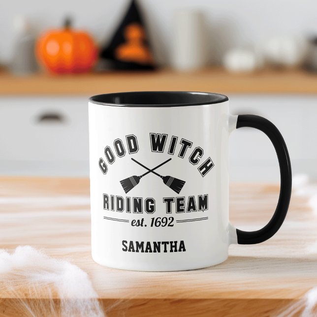Good Witch Riding Team Halloween Mug (Creator Uploaded)