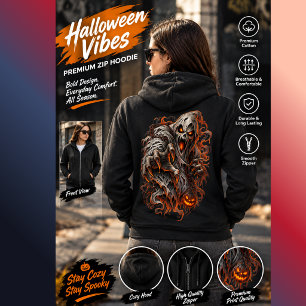 Good Witch Vintage Black Type Womens Halloween T-S Hoodie