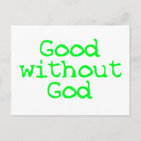 Good without God bright green