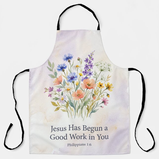 Good Work In You  Apron (Front)