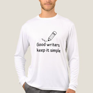 Good writers keep it simple Tri-Blend shirt