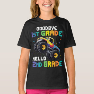 Goodbye 1st Grade Graduation Monster Truck  T-Shirt
