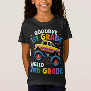 Goodbye 1st Grade Graduation Monster Truck T-Shirt