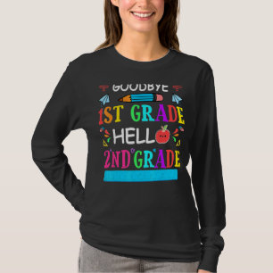 Goodbye 1st Grade  Hello 2nd Grade Kids Back To Sc T-Shirt