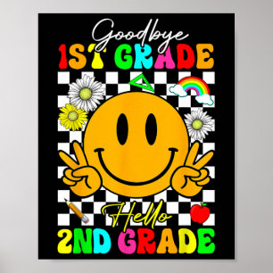 Goodbye 1st Grade Hello 2nd Grade Poster