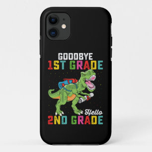 Goodbye 1st Grade Hello 2nd Grade T Rex Dinosaur Case-Mate iPhone Case