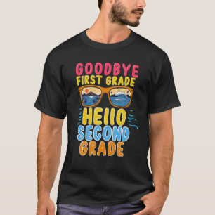 Goodbye 1St Hello 2Nd Grade Teacher Student T-Shirt