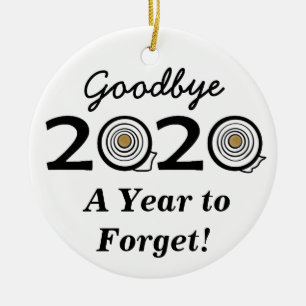 Goodbye 2020 A Year to Forget Toilet Paper Ceramic Tree Decoration