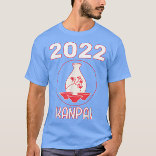 Goodbye 2021 Hello 2022 New Year Cheers Japenese S T-Shirt