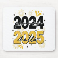 Goodbye 2024 Hello 2025 Fireworks Happy New Years 