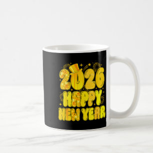 Goodbye 2025 Happy New Year 2026 Women Girl Kids  Coffee Mug