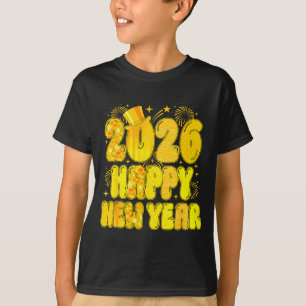 Goodbye 2025 Happy New Year 2026 Women Girl Kids  T-Shirt