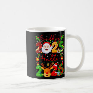 Goodbye 2025 Hello 2026 Happy New Year Christmas F Coffee Mug