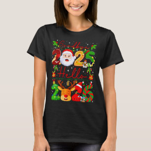 Goodbye 2025 Hello 2026 Happy New Year Christmas F T-Shirt