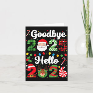 Goodbye 2025 Hello 2026 Happy New Year Countdown P Card