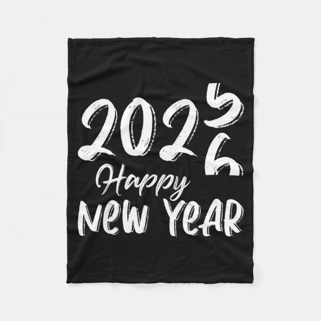 Goodbye 2025 Hello 2026 Happy New Year New Years E Fleece Blanket (Front)