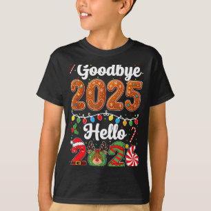 Goodbye 2025 Hello 2026 Happy New Year's Eve Chris T-Shirt