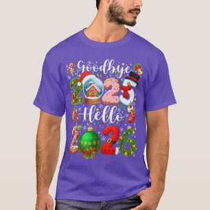 Goodbye 2025 Hello 2026 Happy New Years Eve Christ T-Shirt