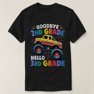 Goodbye 2nd Grade Graduation Monster Truck  T-Shirt