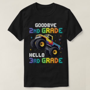 Goodbye 2nd Grade Graduation Monster Truck T-Shirt