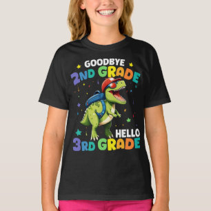 Goodbye 2nd Grade Graduation T Rex Dinosaur T-Shirt