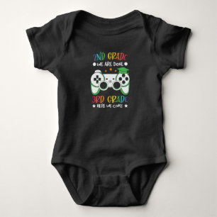 Goodbye 2nd Grade Hello 3rd Grade Gamer Kids Gift Baby Bodysuit