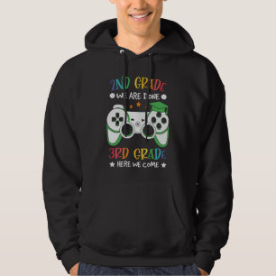 Goodbye 2nd Grade Hello 3rd Grade Gamer Kids Gift Hoodie