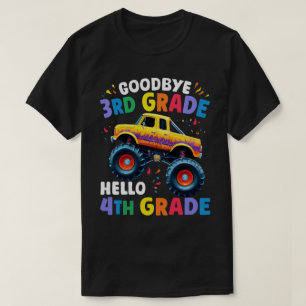 Goodbye 3rd Grade Graduation Monster Truck  T-Shirt