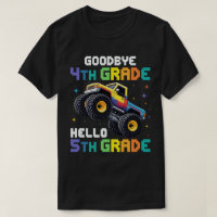 Goodbye 4th Grade Monster Truck Graduation