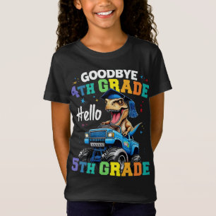 Goodbye 4th Grade T Rex Monster Truck Graduation  T-Shirt