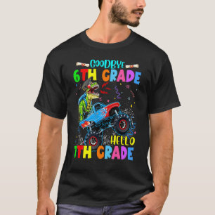 Goodbye 6th Grade Dinosaurs Hello 7th Grade Monste T-Shirt
