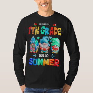 Goodbye 7th Grade Hello Summer Last Day Of School  T-Shirt