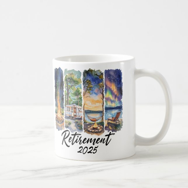 “Goodbye 9 to 5, Hello 2025” Coffee Mug (Right)