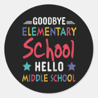 Goodbye Elementary School Hello Middle School Kids