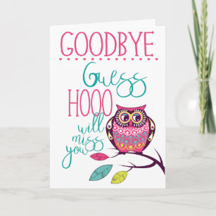 Inspirational 20 Farewell Card Nz