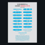 Goodbye & Good Riddance Poster<br><div class="desc">Goodbye & Good Riddance album made for posters and alike. Great for anybody interested in music of any kind</div>