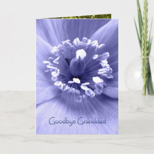 Goodbye Granddad, sympathy card