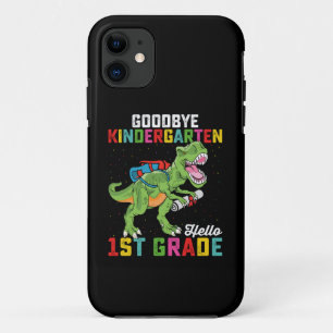 Goodbye Kindergarten Hello 1st Grade T Rex School Case-Mate iPhone Case