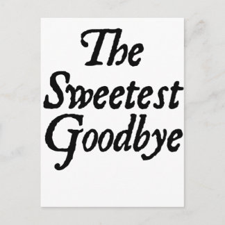 goodbye postcard